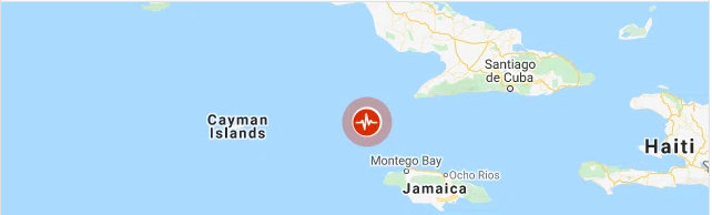 Magnitude 7.7 Earthquake affects Jamaica; Tsunami waves possible